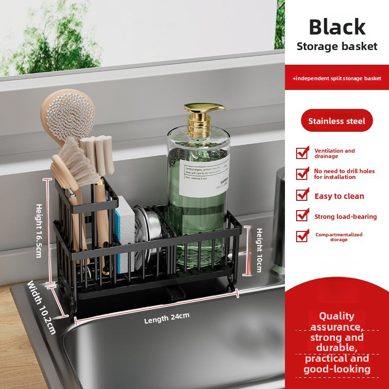 Kitchen Sink Organizer with Soap Dispenser